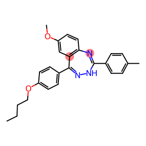 5-(4-butoxyphenyl)-7-methoxy-2-(4-methylphenyl)-3H-1,3,4-benzotriazepine