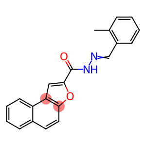 N'-(2-methylbenzylidene)naphtho[2,1-b]furan-2-carbohydrazide