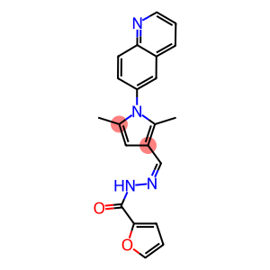 N'-{[2,5-dimethyl-1-(6-quinolinyl)-1H-pyrrol-3-yl]methylene}-2-furohydrazide