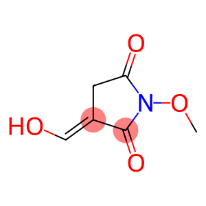 2,5-Pyrrolidinedione, 3-(hydroxymethylene)-1-methoxy- (9CI)