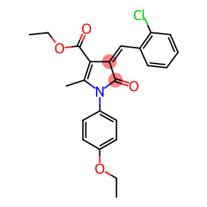 ethyl 4-(2-chlorobenzylidene)-1-(4-ethoxyphenyl)-2-methyl-5-oxo-4,5-dihydro-1H-pyrrole-3-carboxylate