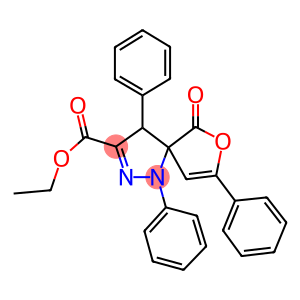 ethyl 6-oxo-1,4,8-triphenyl-7-oxa-1,2-diazaspiro[4.4]nona-2,8-diene-3-carboxylate