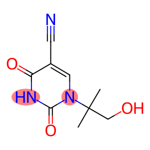 1-(2-hydroxy-1,1-dimethylethyl)-2,4-dioxo-1,2,3,4-tetrahydropyrimidine-5-carbonitrile