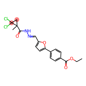 ethyl 4-(5-{2-[(2,2-dichloro-1-methylcyclopropyl)carbonyl]carbohydrazonoyl}-2-furyl)benzoate