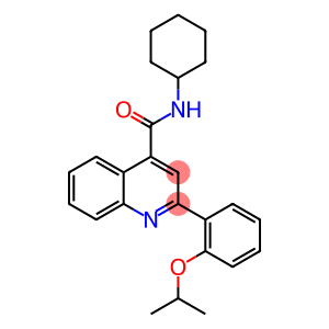 N-cyclohexyl-2-(2-isopropoxyphenyl)-4-quinolinecarboxamide