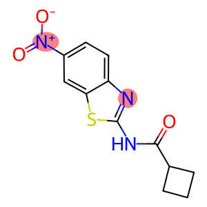 N-{6-nitro-1,3-benzothiazol-2-yl}cyclobutanecarboxamide