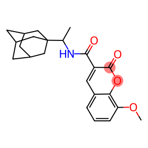 N-[1-(1-adamantyl)ethyl]-8-methoxy-2-oxo-2H-chromene-3-carboxamide