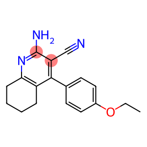 2-amino-4-(4-ethoxyphenyl)-5,6,7,8-tetrahydro-3-quinolinecarbonitrile