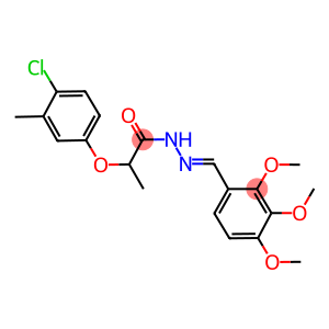 2-(4-chloro-3-methylphenoxy)-N'-(2,3,4-trimethoxybenzylidene)propanohydrazide