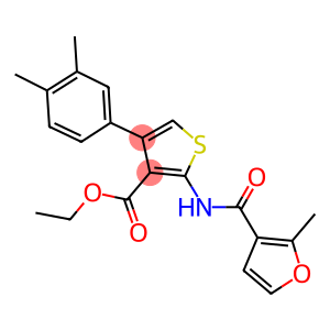 ethyl 4-(3,4-dimethylphenyl)-2-[(2-methyl-3-furoyl)amino]thiophene-3-carboxylate