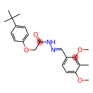 2-(4-tert-butylphenoxy)-N'-(2,4-dimethoxy-3-methylbenzylidene)acetohydrazide