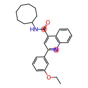 N-cyclooctyl-2-(3-ethoxyphenyl)-4-quinolinecarboxamide
