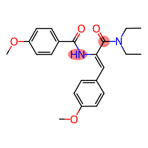 N-[1-[(diethylamino)carbonyl]-2-(4-methoxyphenyl)vinyl]-4-methoxybenzamide