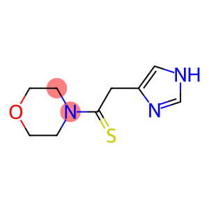 Morpholine,  4-[2-(1H-imidazol-4-yl)-1-thioxoethyl]-  (9CI)