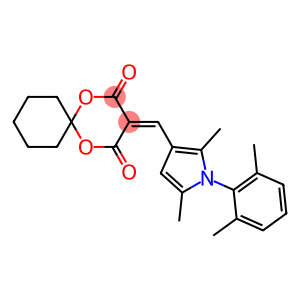 3-{[1-(2,6-dimethylphenyl)-2,5-dimethyl-1H-pyrrol-3-yl]methylene}-1,5-dioxaspiro[5.5]undecane-2,4-dione