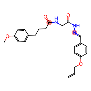 N-(2-{2-[4-(allyloxy)benzylidene]hydrazino}-2-oxoethyl)-4-(4-methoxyphenyl)butanamide