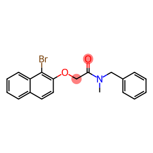 Acetamide, 2-[(1-bromo-2-naphthalenyl)oxy]-N-methyl-N-(phenylmethyl)-