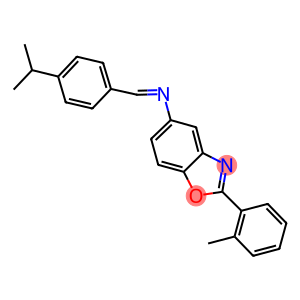 N-(4-isopropylbenzylidene)-N-[2-(2-methylphenyl)-1,3-benzoxazol-5-yl]amine