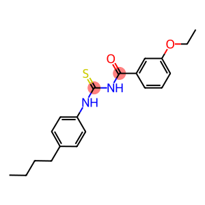 N-(4-butylphenyl)-N'-(3-ethoxybenzoyl)thiourea
