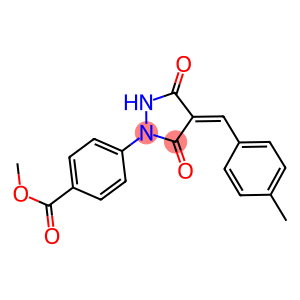 methyl 4-[4-(4-methylbenzylidene)-3,5-dioxo-1-pyrazolidinyl]benzoate
