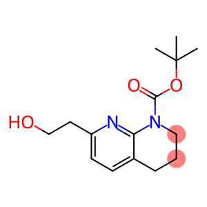 tert-butyl 3,4-dihydro-7-(2-hydroxyethyl)-1,8-naphthyridine-1(2H)-carboxylate
