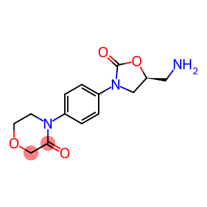 4-{4-[(5S)-5-aminomethyl)-2-oxo-1,3-oxazolidin-3-yl}morpholin-3-on