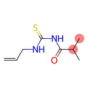 Propanamide,  2-methyl-N-[(2-propenylamino)thioxomethyl]-  (9CI)