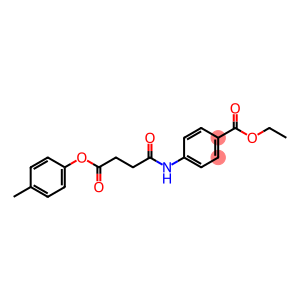 ethyl4-{[4-(4-methylphenoxy)-4-oxobutanoyl]amino}benzoate