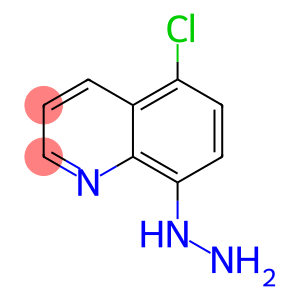 Quinoline, 5-chloro-8-hydrazino- (9CI)