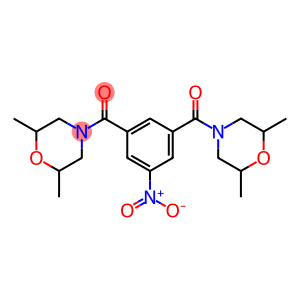 [3-(2,6-dimethylmorpholine-4-carbonyl)-5-nitrophenyl]-(2,6-dimethylmorpholin-4-yl)methanone