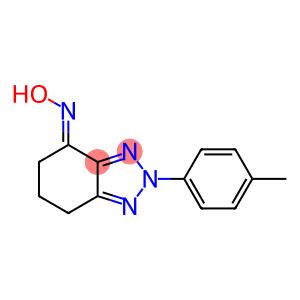 2-(4-methylphenyl)-2,5,6,7-tetrahydro-4H-1,2,3-benzotriazol-4-one oxime
