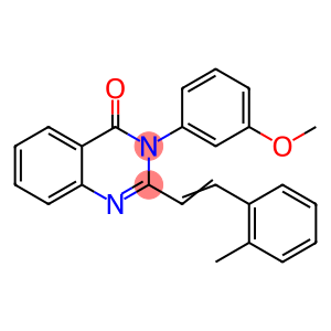 3-(3-methoxyphenyl)-2-[2-(2-methylphenyl)vinyl]quinazolin-4(3H)-one