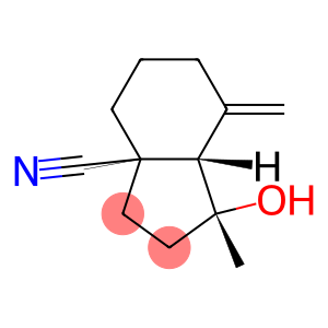 3aH-Indene-3a-carbonitrile,octahydro-1-hydroxy-1-methyl-7-methylene-,(1R,3aR,7aS)-rel-(9CI)