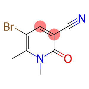 5-溴-1,6-二甲基-2-氧代-1,2-二氢吡啶-3-甲腈