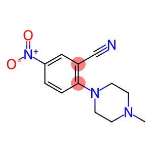 5-硝基-2-(4-甲基哌嗪-1-基)苯甲腈
