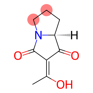 1H-Pyrrolizine-1,3(2H)-dione,tetrahydro-2-(1-hydroxyethylidene)-,(7aS)-(9CI)