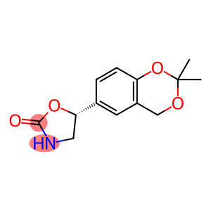(5R)-5-(2,2-二甲基-4H-1,3-苯并二氧杂环己-6-基)-1,3-恶唑烷-2-酮