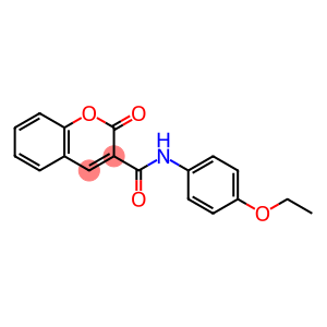N-(4-乙氧基苯基)香豆素-3-甲酰胺