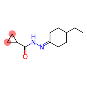 Cyclopropanecarboxylic acid, (4-ethylcyclohexylidene)hydrazide (9CI)