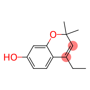 2H-1-Benzopyran-7-ol,4-ethyl-2,2-dimethyl-(9CI)
