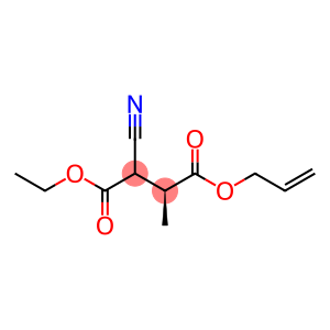 Butanedioic acid, 2-cyano-3-methyl-, 1-ethyl 4-(2-propenyl) ester, (3S)- (9CI)