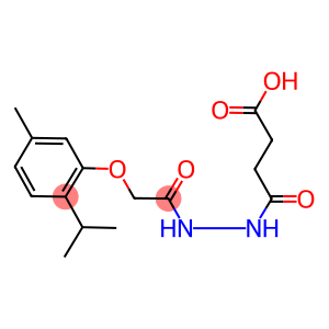4-{2-[(2-isopropyl-5-methylphenoxy)acetyl]hydrazino}-4-oxobutanoic acid