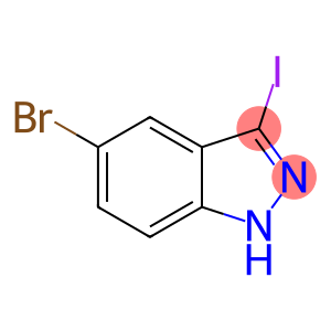 1H-Indazole, 5-broMo-3-iodo--