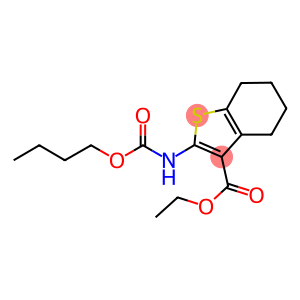 ethyl 2-[(butoxycarbonyl)amino]-4,5,6,7-tetrahydro-1-benzothiophene-3-carboxylate