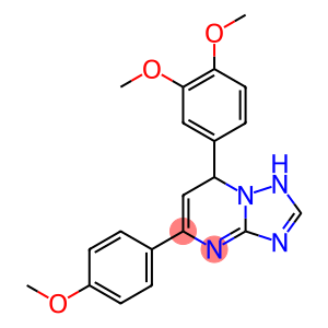 7-(3,4-dimethoxyphenyl)-5-(4-methoxyphenyl)-4,7-dihydro-[1,2,4]triazolo[1,5-a]pyrimidine