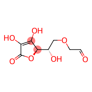 L-Ascorbic acid, 6-O-(2-oxoethyl)- (9CI)