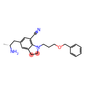 西洛多辛中间体5-[(2R)-2-氨基丙基]-2,3-二氢-1-[3-(苄氧基)丙基]-1H-吲哚-7-腈