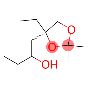 1,3-Dioxolane-4-ethanol,alpha,4-diethyl-2,2-dimethyl-,(4R)-(9CI)