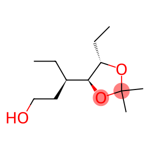 1,3-Dioxolane-4-propanol,gamma,5-diethyl-2,2-dimethyl-,(gammaR,4S,5S)-(9CI)