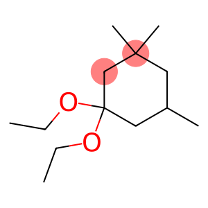 Cyclohexane, 1,1-diethoxy-3,3,5-trimethyl- (9CI)